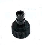 Harder & Steenbeck Airbrush Plug In Nipple Black 2.7mm