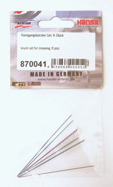Harder & Steenbeck Airbrush Cleaning Brush Set 6