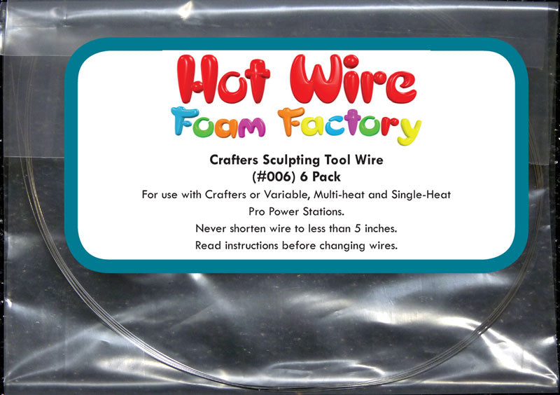 Hot Wire Foam Factory Sculpting Wire Packet 6
