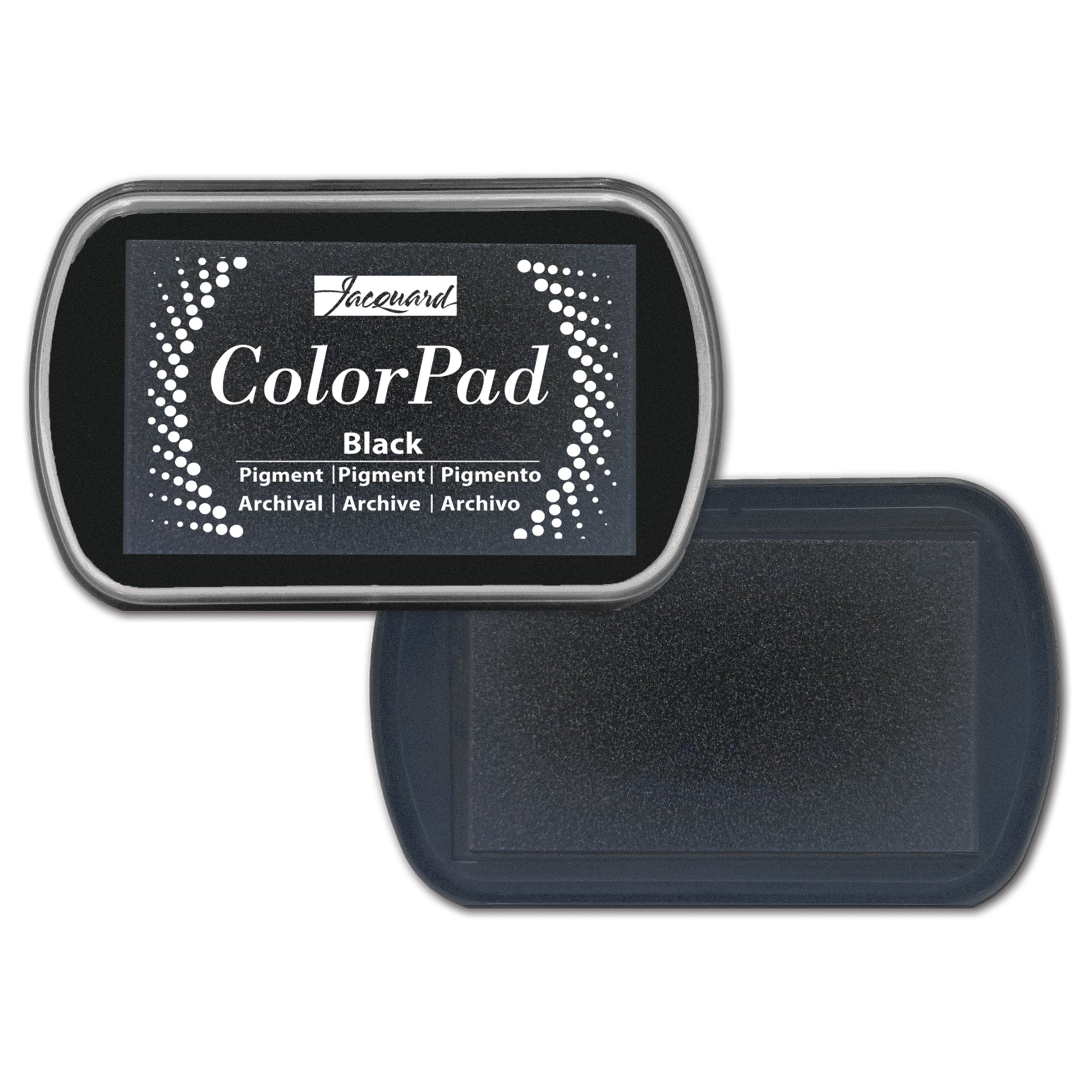 JACQUARD COLORPAD PIGMENT INK PAD BLACK