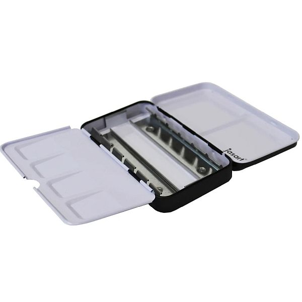 Jasart Half Pan Empty Metal Palette Box 12