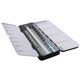 Jasart Half Pan Empty Metal Palette Box 24 UNIT