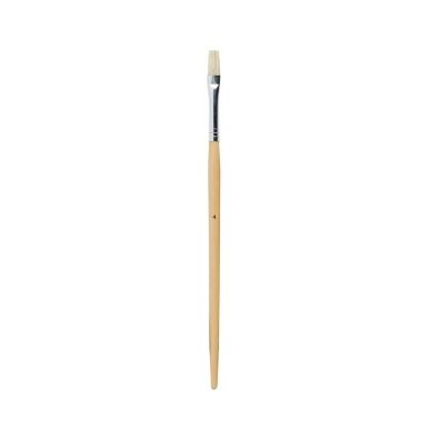 Jasart Hog Bristle Long Handle Brush Flat 1