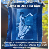 Jacquard Pretreated Cyanotype Fabric Sheets Packet 30