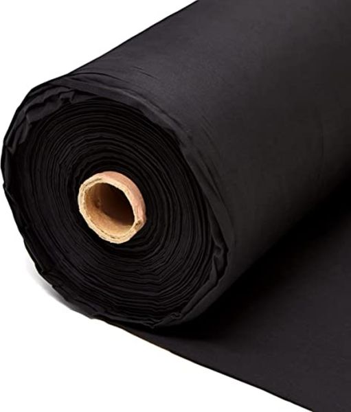 Calico 100% Cotton Fabric Black
