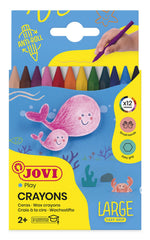 JOVI HEXAGONAL CRAYON 12 PACK