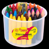JOVI WAX CRAYON & SHARPENER POT 60 PCS SET