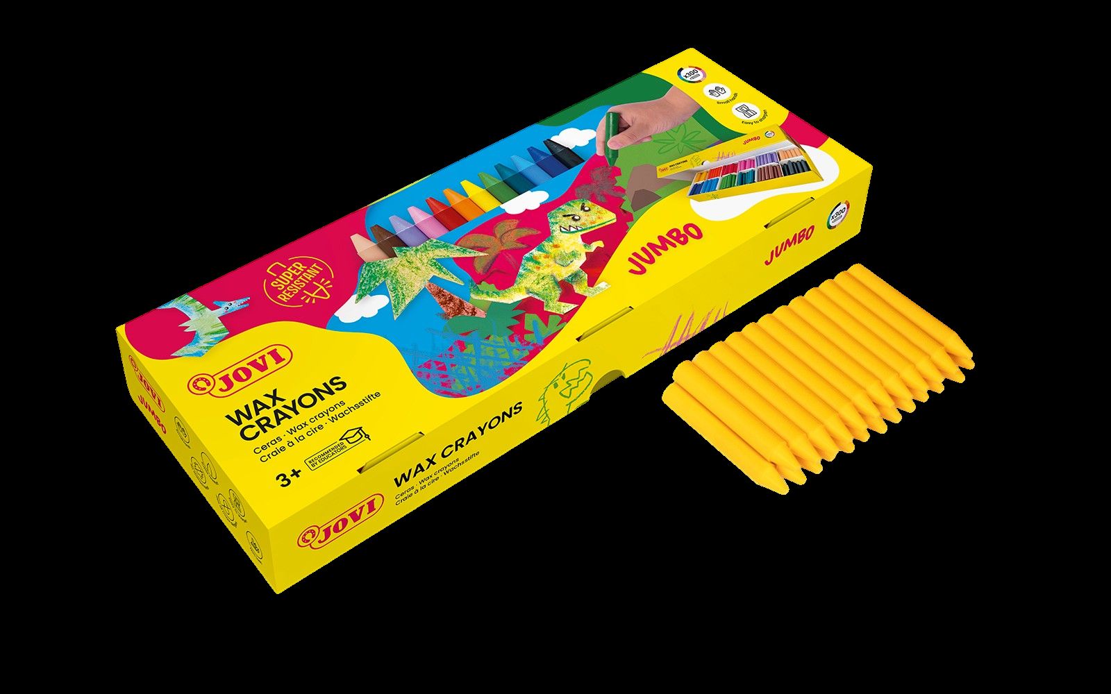 JOVI WAX CRAYON ECONOMY PACK 300 PCS