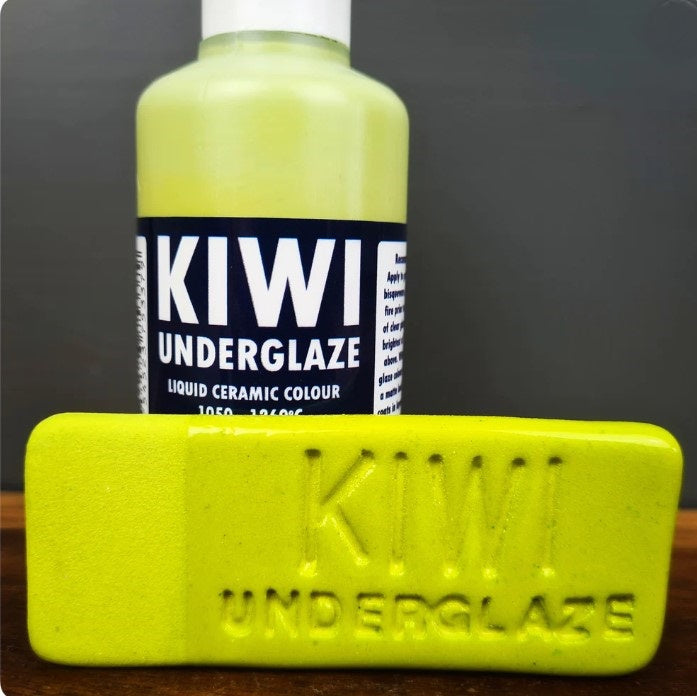 KIWI UNDERGLAZE LIQUID CERAMIC COLOUR APPLE GREEN