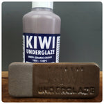 KIWI UNDERGLAZE LIQUID CERAMIC COLOUR WALNUT BROWN