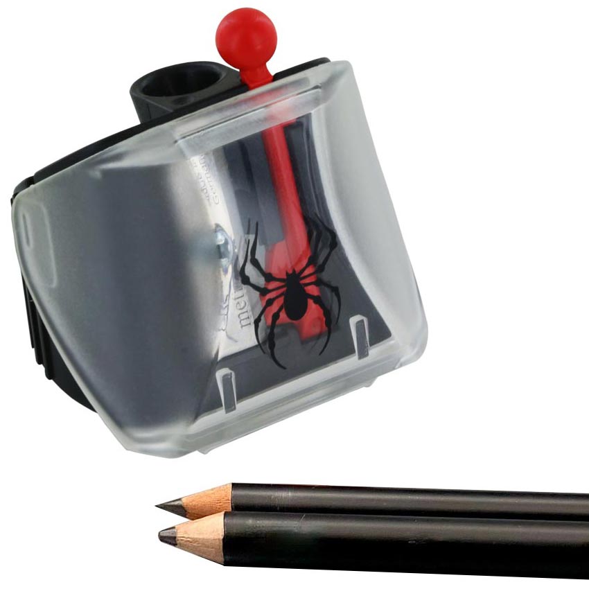 KUM Sharpener Black Widow Short Cone Pencil