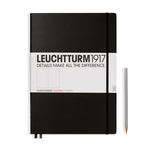 Leuchtturm1917 Notebook Black Dotted A4