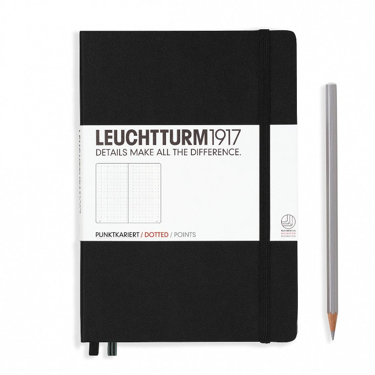 Leuchtturm1917 Notebook Black Dotted