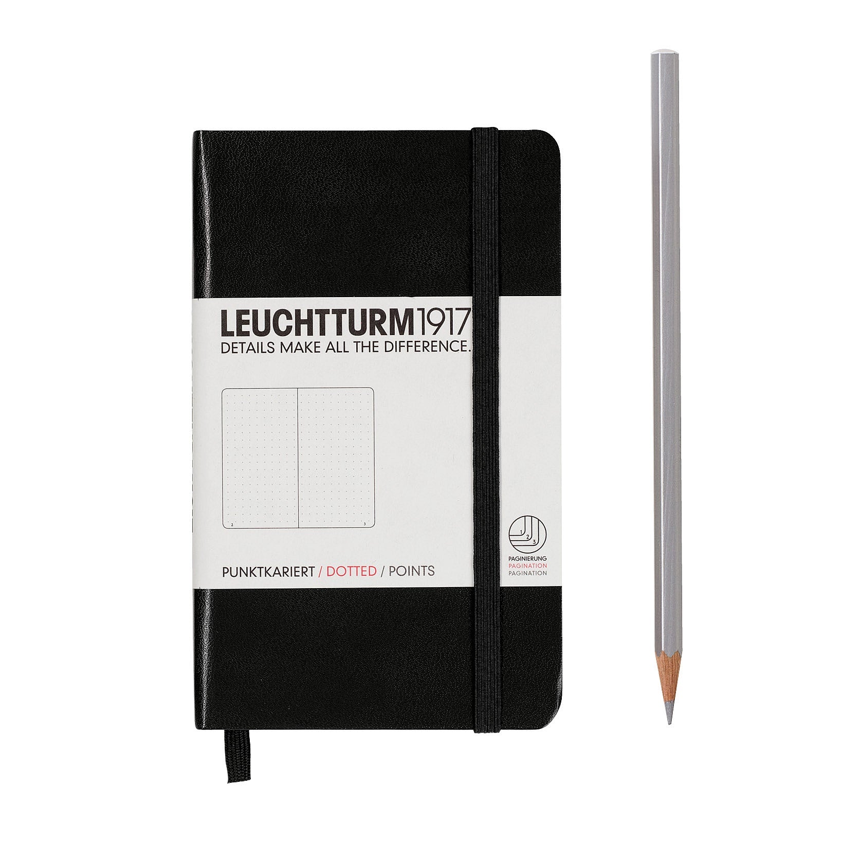 Leuchtturm1917 Notebook Black Dotted A6