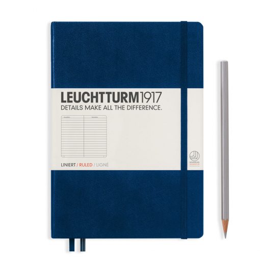 Leuchtturm1917 Notebook Navy Lined A5