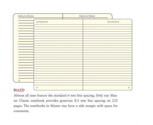 Leuchtturm1917 Notebook Navy Lined A5