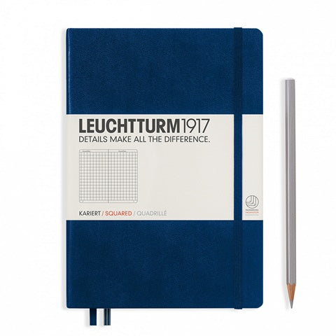 Leuchtturm1917 Notebook Navy Squared A5