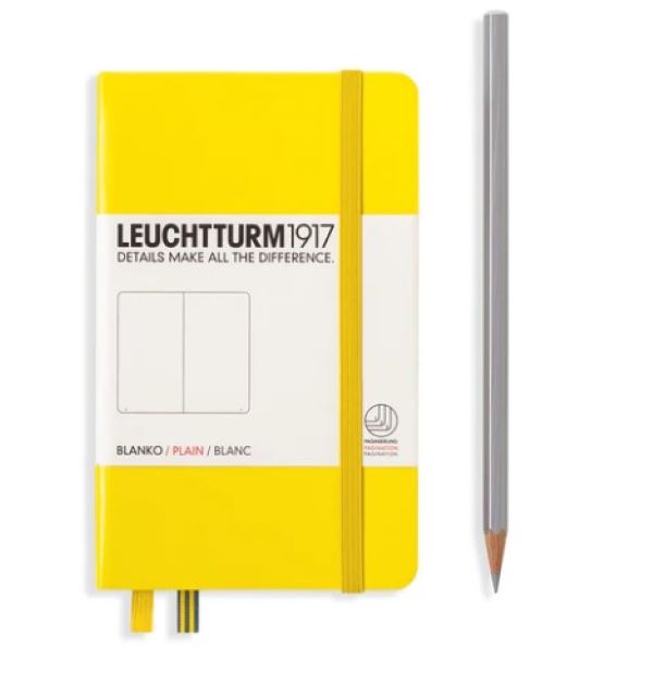 Leuchtturm1917 Notebook Lemon Plain A6