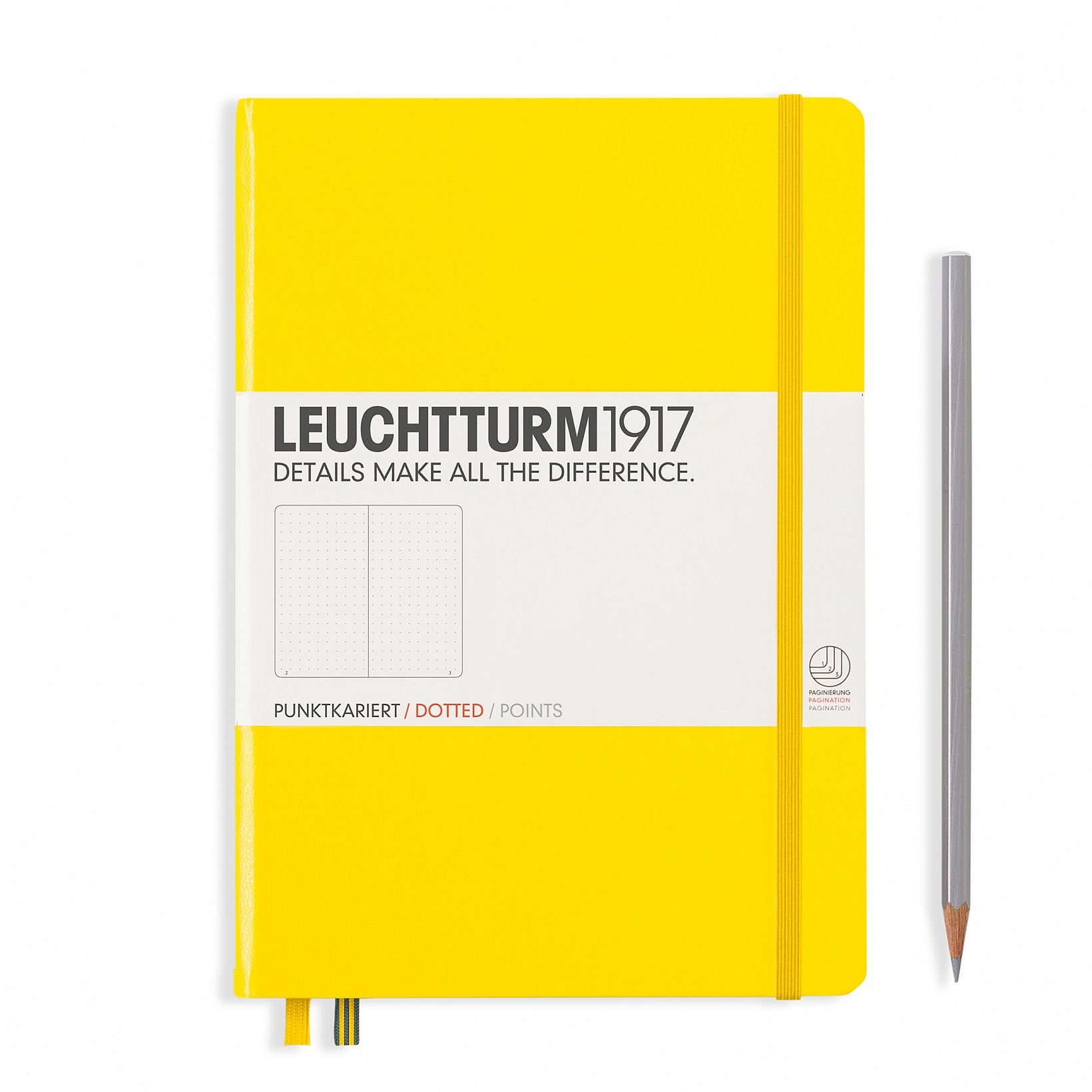 LEUCHTTURM1917 NOTEBOOK LEMON DOTTED