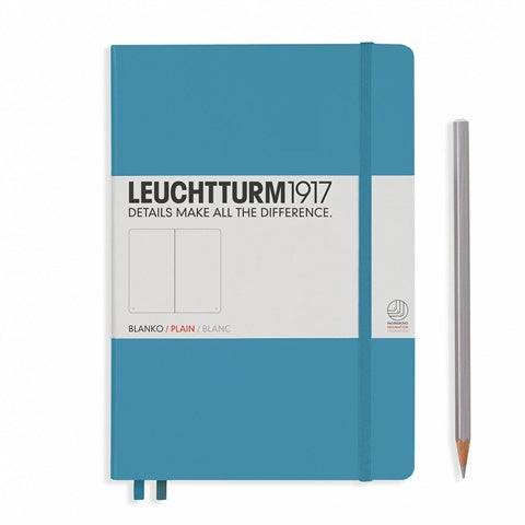 Leuchtturm1917 Notebook Nordic Blue Plain A5