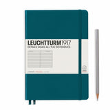 Leuchtturm1917 Notebook Pacific Green Lined A5
