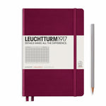 Leuchtturm1917 Notebook Port Red Squared A5