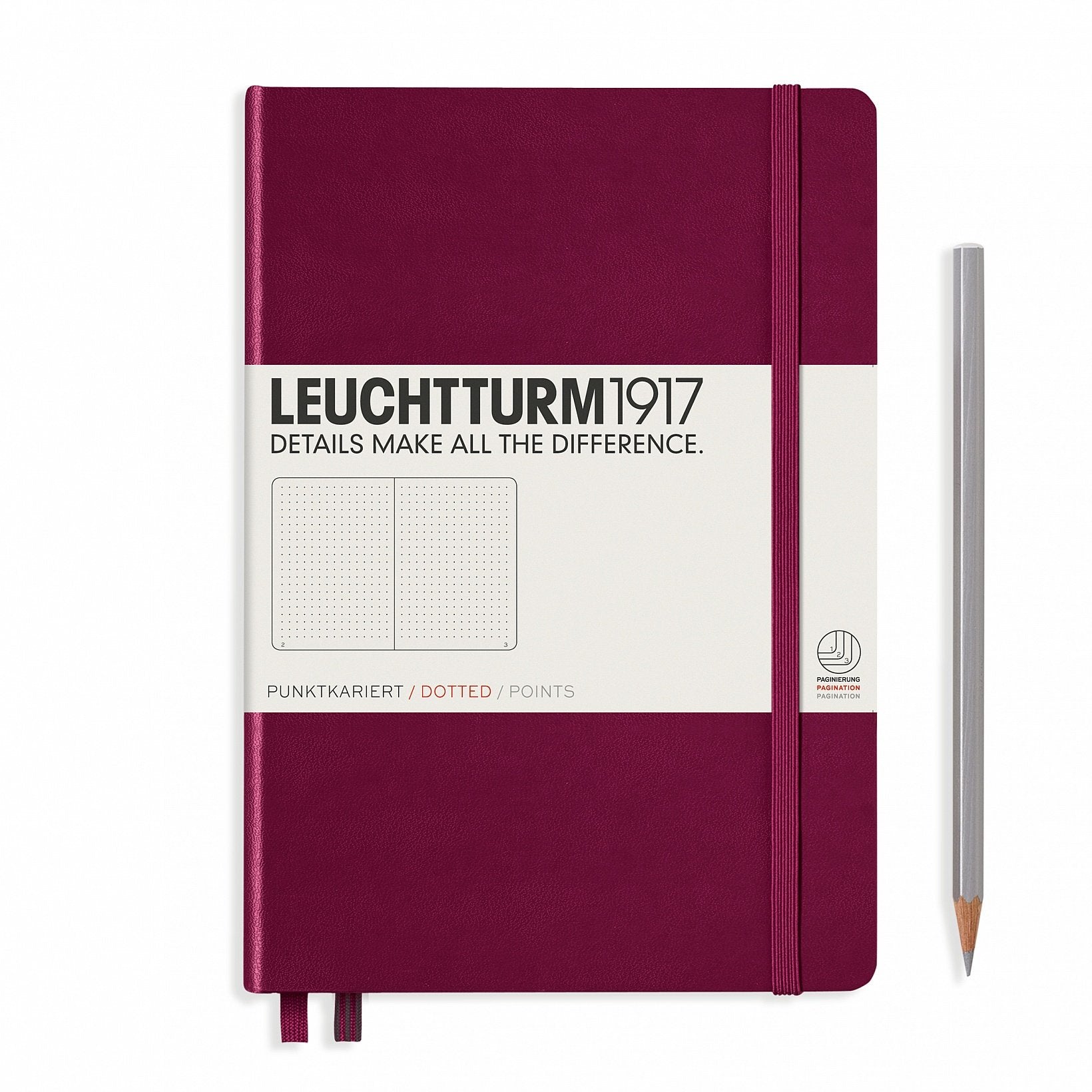 LEUCHTTURM1917 NOTEBOOK PORT RED DOTTED