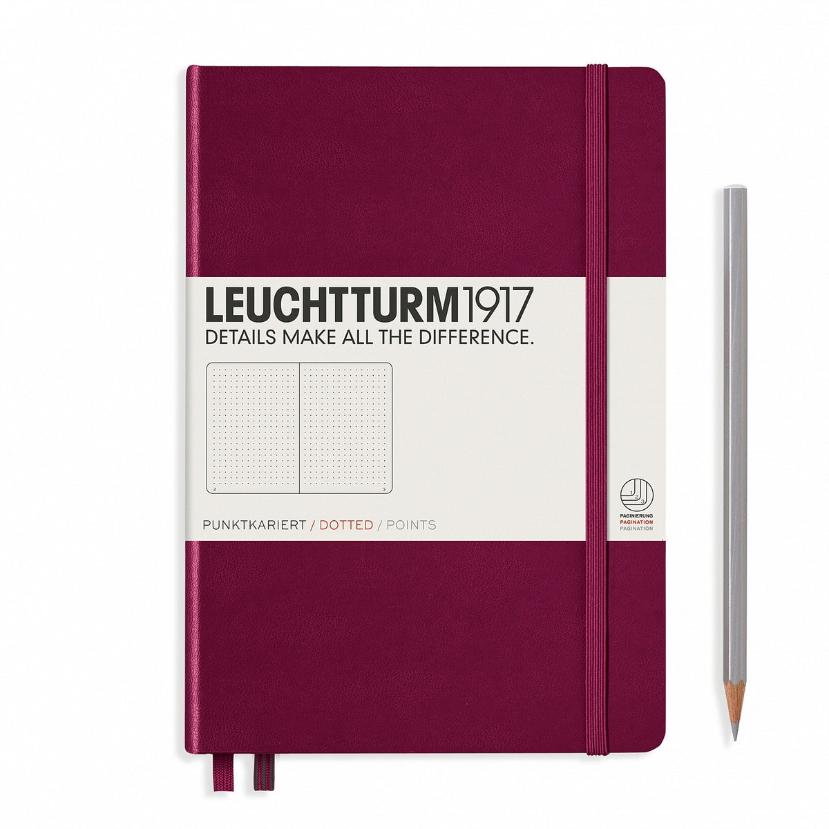 LEUCHTTURM1917 NOTEBOOK PORT RED DOTTED
