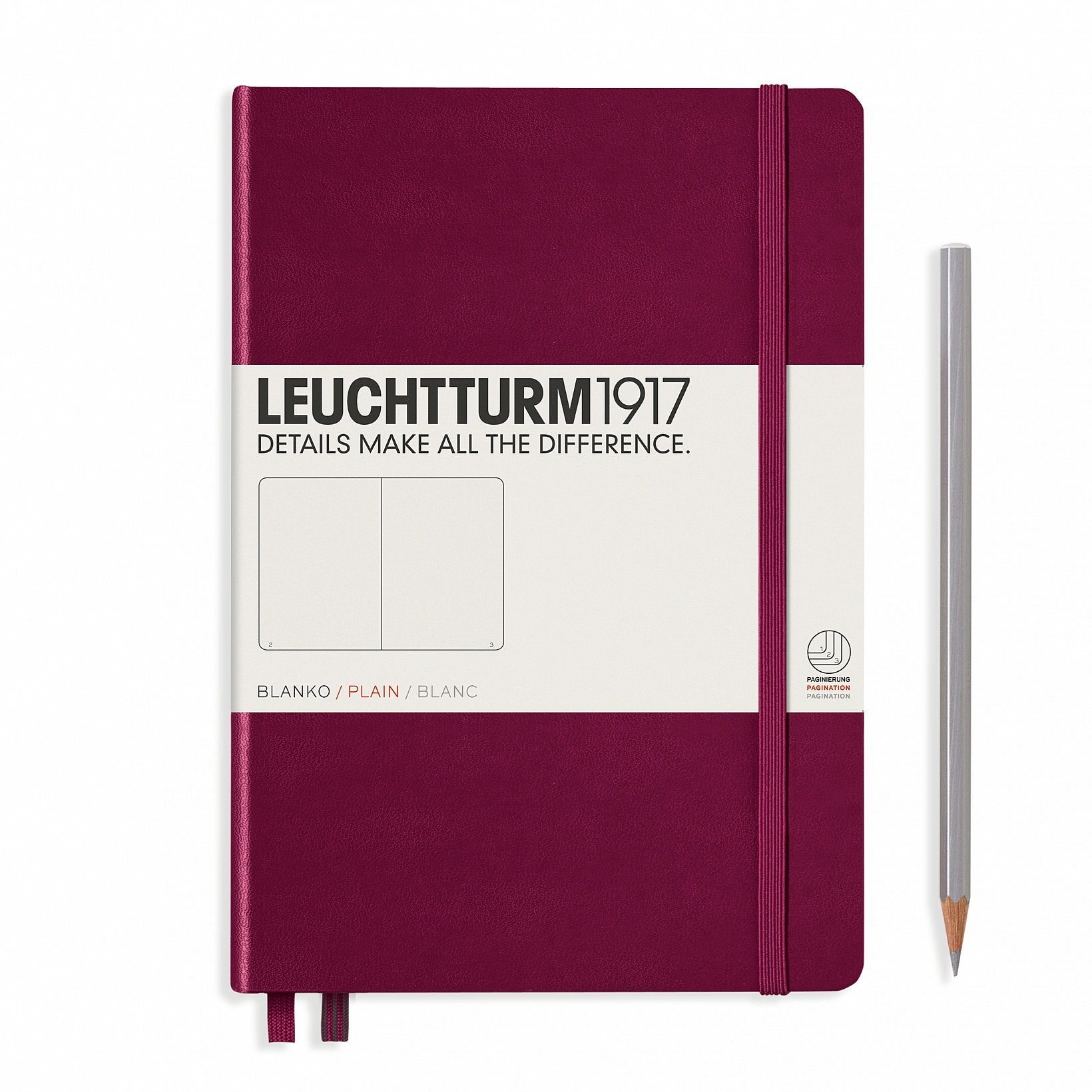 Leuchtturm1917 Notebook Port Wine Plain A5