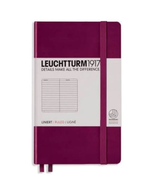 Leuchtturm1917 Notebook Port Red Lined A6