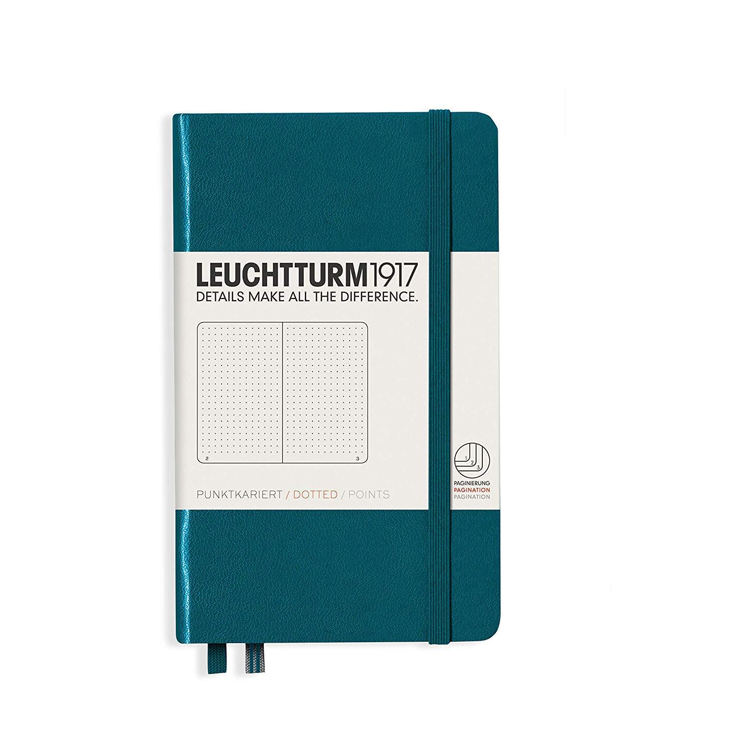 Leuchtturm1917 Notebook Pacific Green Dotted A6