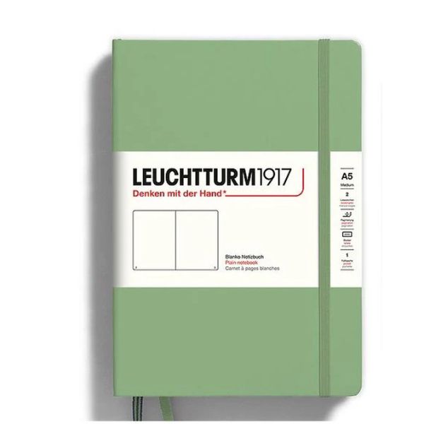 Leuchtturm1917 Notebook Sage Plain A5