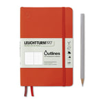 LEUCHTTURM1917 OUTLINES NOTEBOOK SIGNAL ORANGE