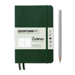LEUCHTTURM1917 OUTLINES NOTEBOOK WALDEN GREEN