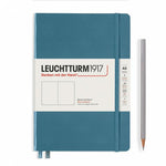 Leuchtturm1917 Notebook Stone Blue Plain A5