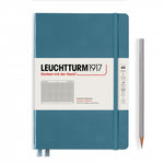 Leuchtturm1917 Notebook Stone Blue Squared A5