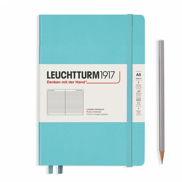 Leuchtturm1917 Notebook Aquamarine Lined A5