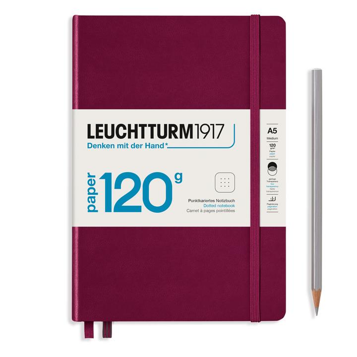Leuchtturm1917 Notebook 120gsm Port Red Dotted A5