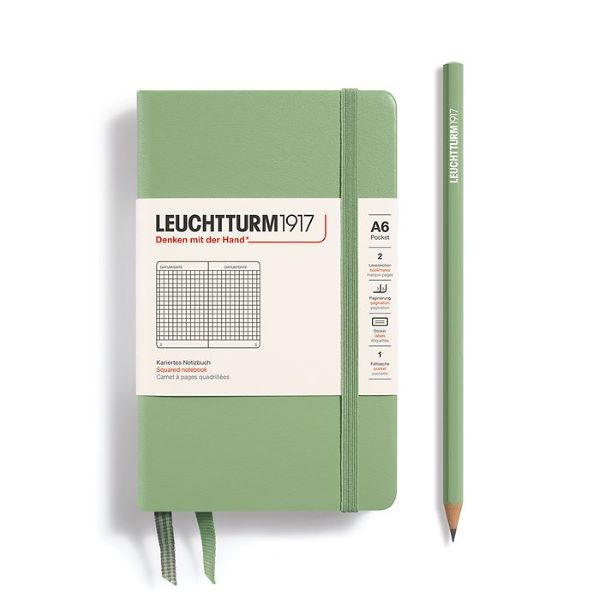 Leuchtturm1917 Notebook Sage Squared A6