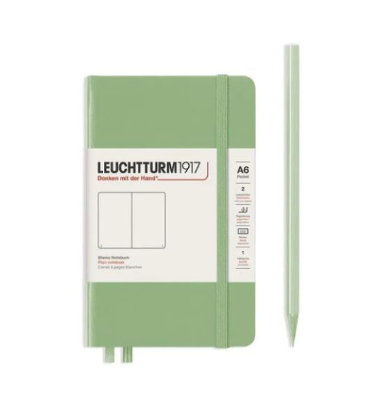 Leuchtturm1917 Notebook Sage Plain A6