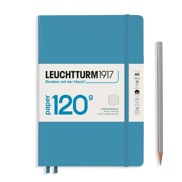 Leuchtturm1917 Notebook 120gsm Nordic Blue Lined A5
