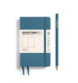 Leuchtturm1917 Notebook Stone Blue Plain A6