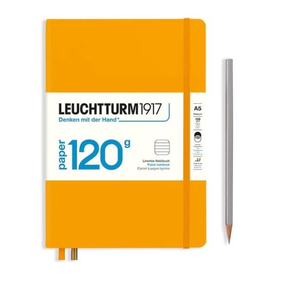 Leuchtturm1917 Notebook 120gsm Rising Sun Lined A5