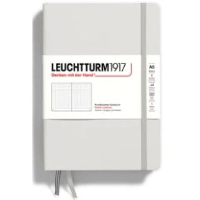 LEUCHTTURM1917 NOTEBOOK LIGHT GREY DOTTED