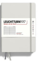 Leuchtturm1917 Notebook Light Grey Lined A5