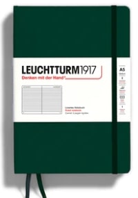 Leuchtturm1917 Notebook Forest Green Lined A5