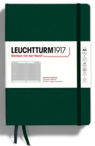 Leuchtturm1917 Notebook Forest Green Squared A5
