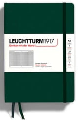 Leuchtturm1917 Notebook Forest Green Squared A5