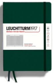 Leuchtturm1917 Notebook Forest Green Squared A5