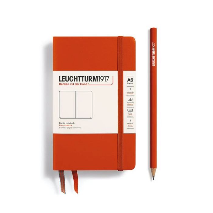 Leuchtturm1917 Notebook Fox Red Plain